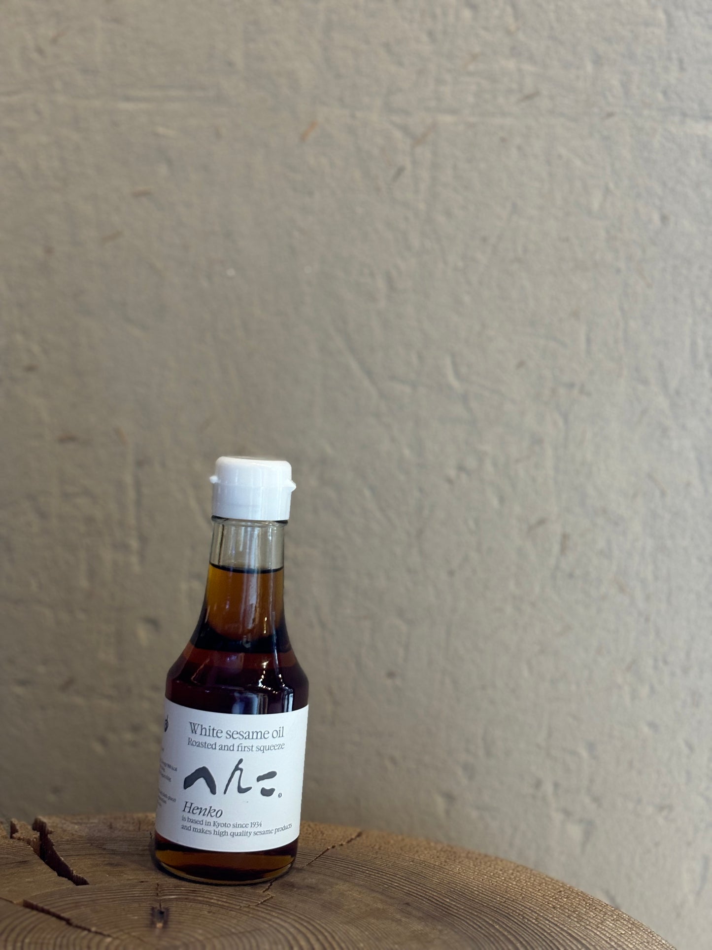 Henko"へんこ" White sesame oil「一番絞り白ごま油」